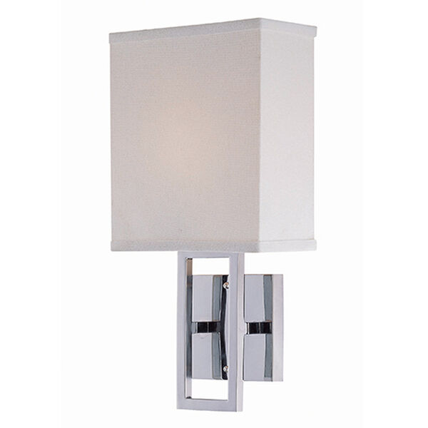 Prisca Chrome One-Light Wall Sconce, image 1