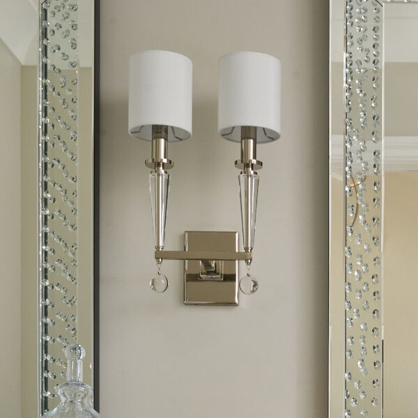 Paxton Polished Nickel Two-Light Sconce, image 6
