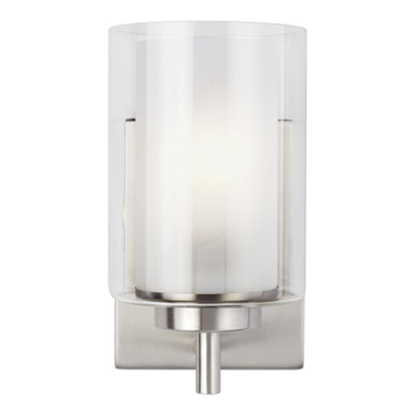 Uptown Brushed Nickel One-Light Wall Sconce, image 2