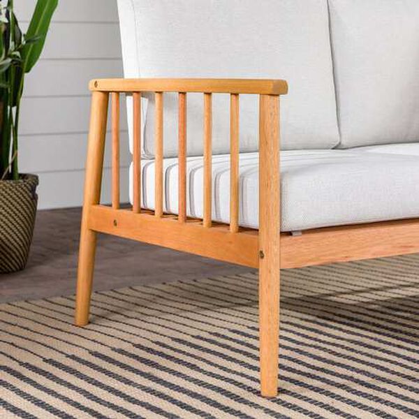 Circa Natural Outdoor Spindle Loveseat, image 3