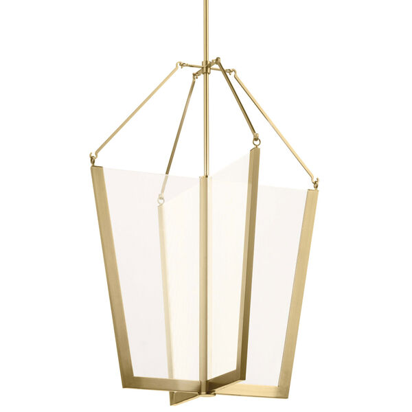 Calters Champagne Gold 21-Inch LED Pendant, image 4