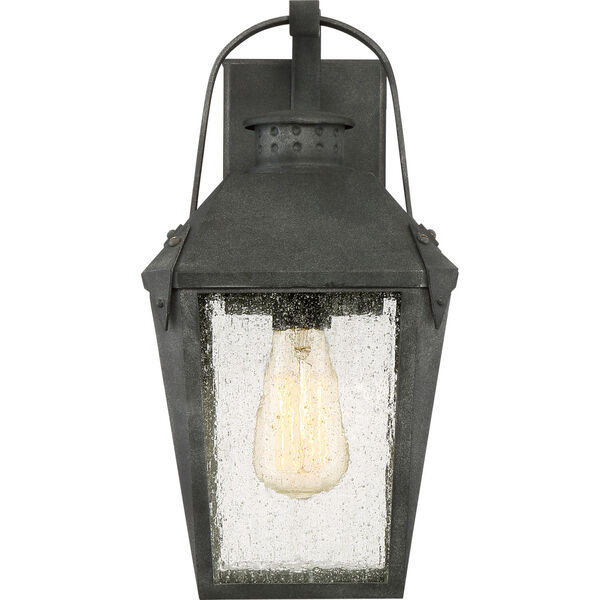 Carriage Mottled Black 8-Inch One-Light Outdoor Wall Lantern, image 3