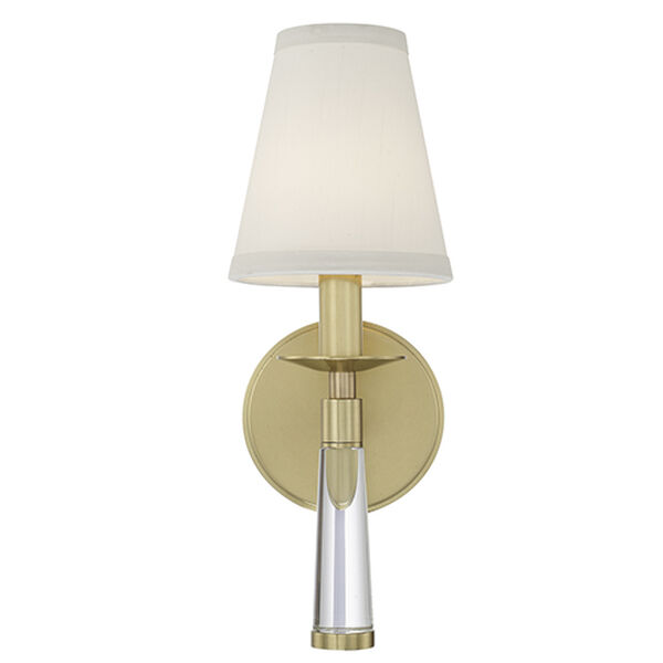 Britton Aged Brass One-Light Wall Sconce, image 1