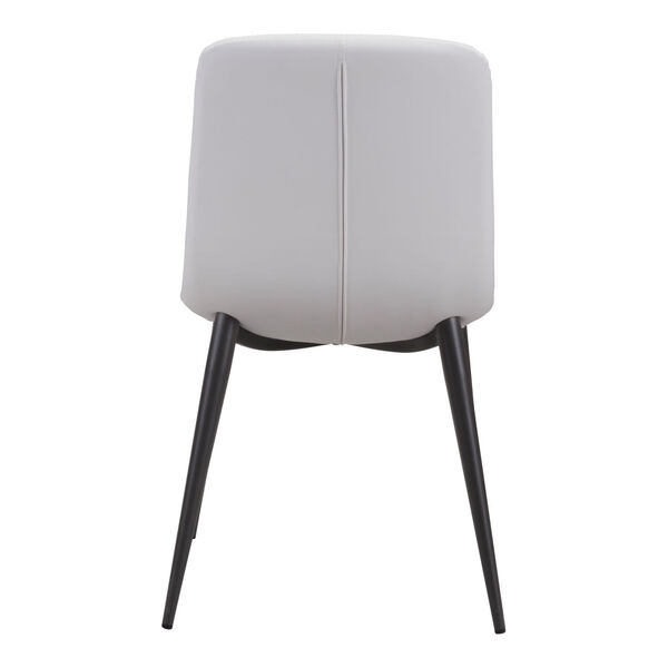 Tangiers White and Black Dining Chair, Set of Two, image 5