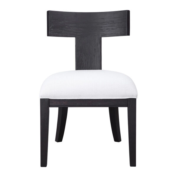 Idris Charcoal Black Accent Chair, image 1