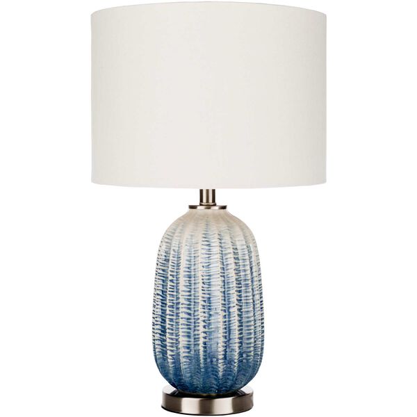Adler Blue One-Light Table Lamp, image 1
