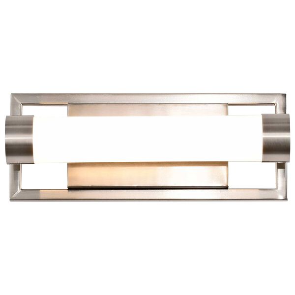 Canal Brushed Nickel 12-Inch Integrated LED Bath Strip, image 6