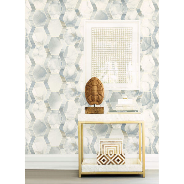 Candice Olson Modern Nature 2nd Edition Blue and Gray Earthbound Wallpaper, image 6