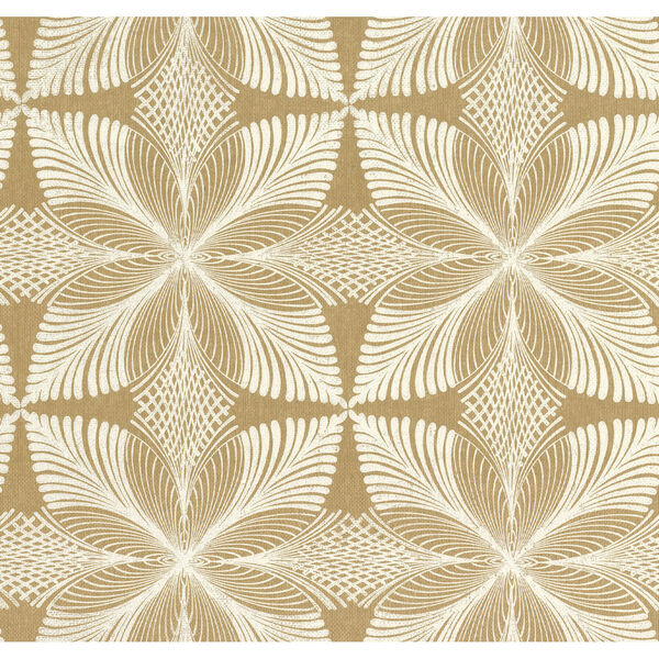 Ronald Redding Handcrafted Naturals Gold Roulettes Wallpaper, image 3
