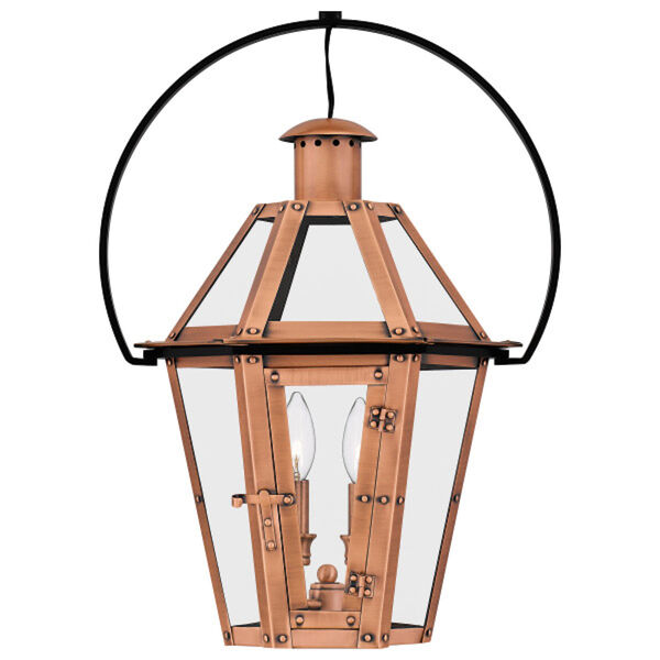 Burdett Aged Copper Outdoor Lantern, image 5