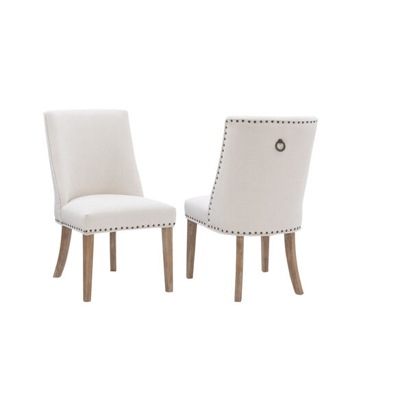 Adler Natural and White Dining Chair, Set of 2, image 5