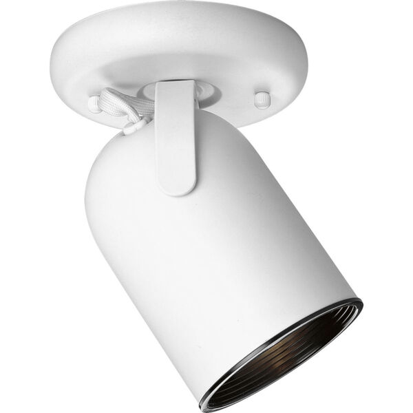 Directional White One-Light Directional Convertible Wall Spot Light, image 1