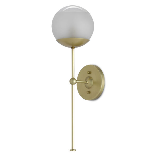 Montview Brushed Brass One-Light Wall Sconce, image 2
