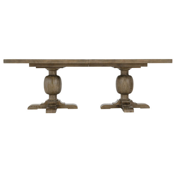 Rustic Patina Peppercorn Rectangle Dining Table, image 1