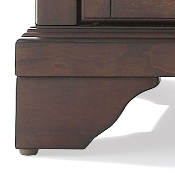 LaFayette 48-Inch TV Stand in Vintage Mahogany Finish, image 3