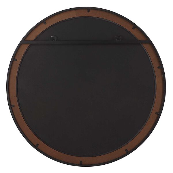 Bolton Natural and Black Round Rope Wall Mirror, image 6