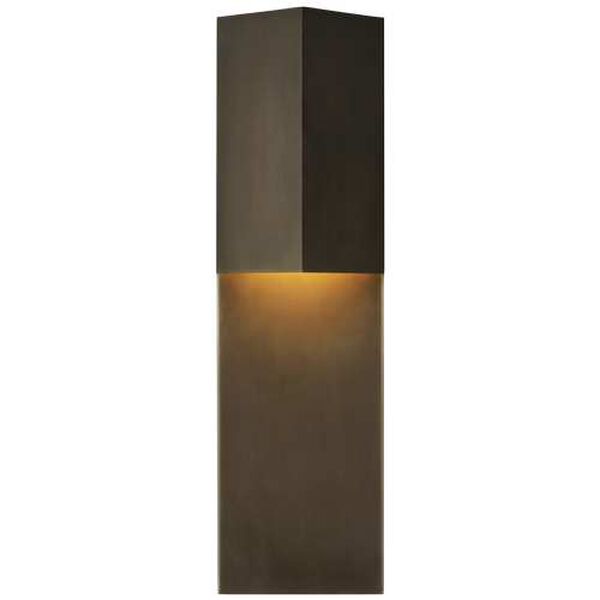 Rega Bronze LED Outdoor Folded Wall Sconce by Kelly Wearstler, image 1