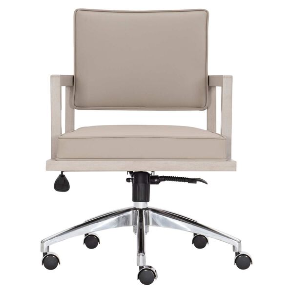 Davenport Gray, Black and Stainless Steel Office Chair, image 3