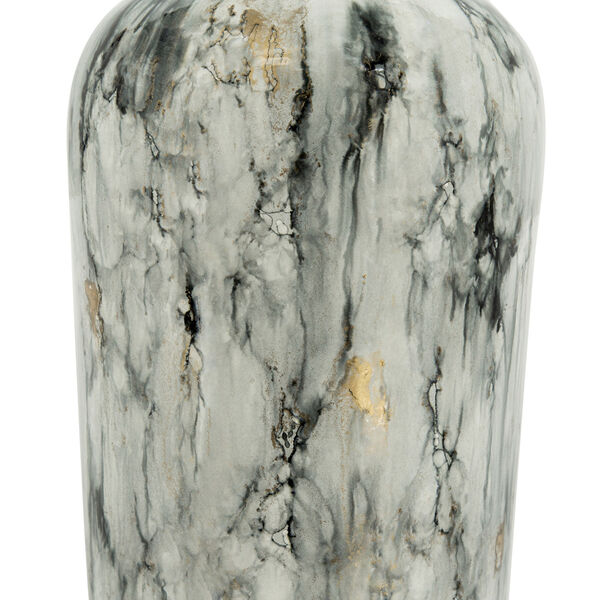 Zuri Black and White Tall Oversized Ceramic Floor Vase, image 4