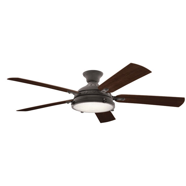 Hatteras Bay Weathered Zinc 60-Inch LED Ceiling Fan, image 1