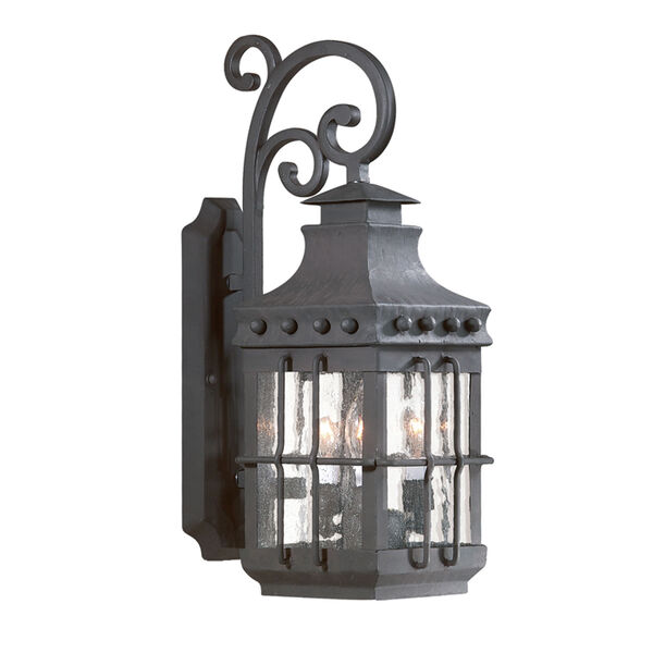 Dover Three-Light Outdoor Wall Mount, image 1