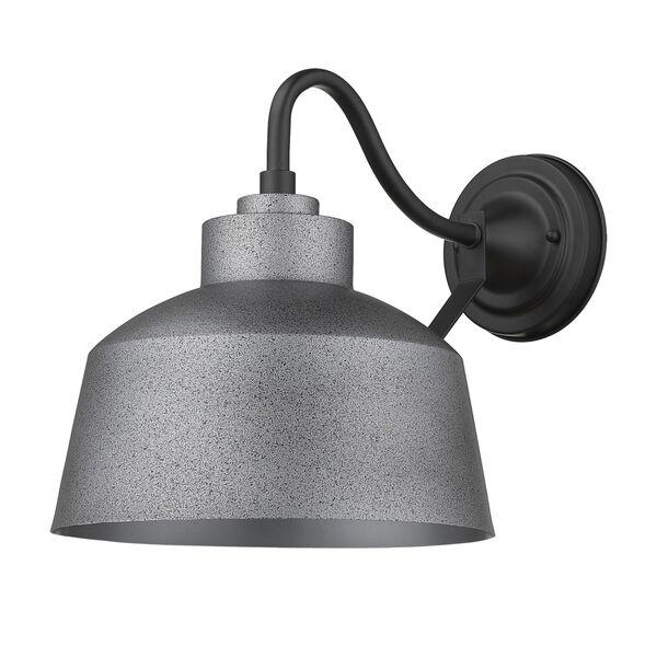 Barnes Gray 8-Inch One-Light Outdoor Wall Mount, image 1