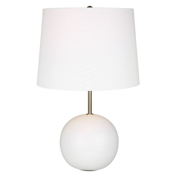 Selby White Ceramic Table Lamp, image 1