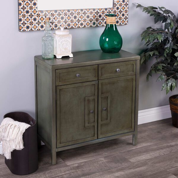 Imperial Green Console Cabinet, image 6