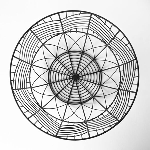 Idris Black Geometric Mesh Bowl, Set of Two, image 3