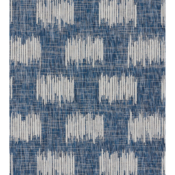 Villa Blue and White Indoor/Outdoor Rug, image 6
