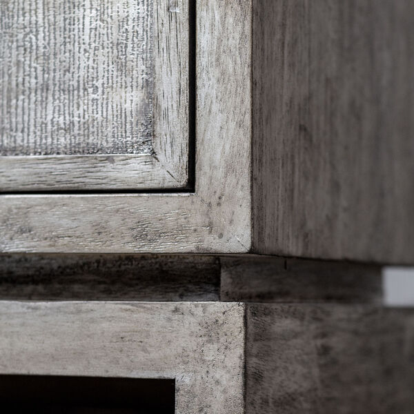 Hamadi Distressed Gray 34-Inch Two Door Cabinet, image 4