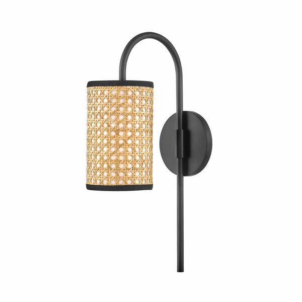 Dolores Black One-Light Wall Sconce, image 1