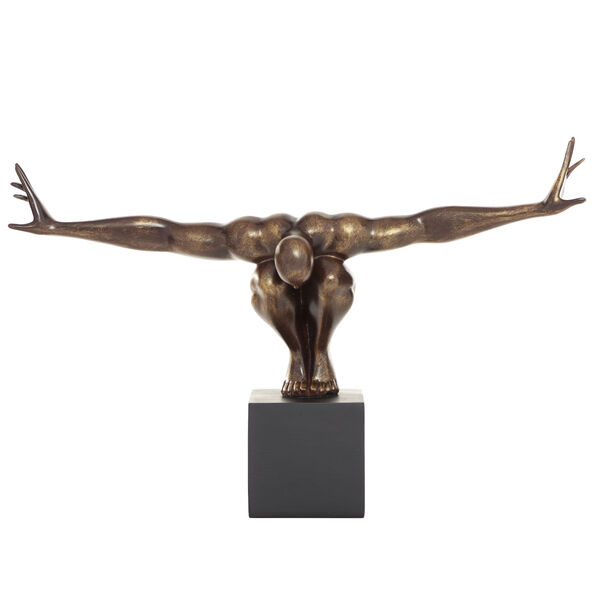 Bronze Human Sculpture, image 1
