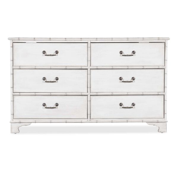 Charleston White Six-Drawer Dresser, image 3