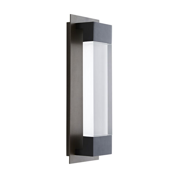 Charlie Aged Brass Two-Light LED Outdoor Wall Sconce, image 3