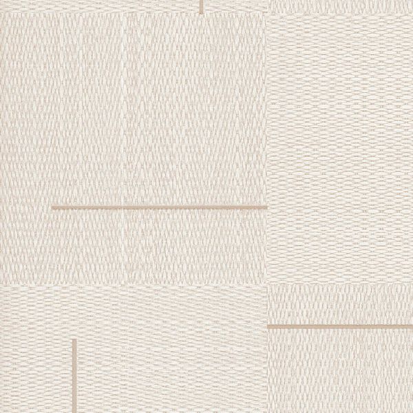 Geo Block Weave Linen Wallpaper, image 2