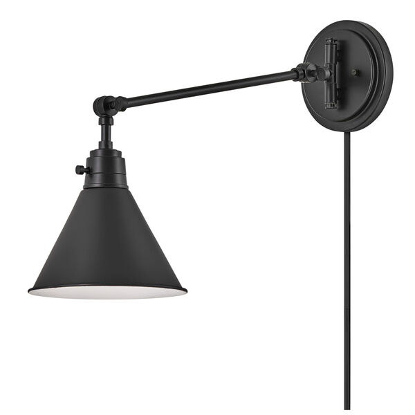 Arti Black Eight-Inch One-Light Wall Sconce, image 4