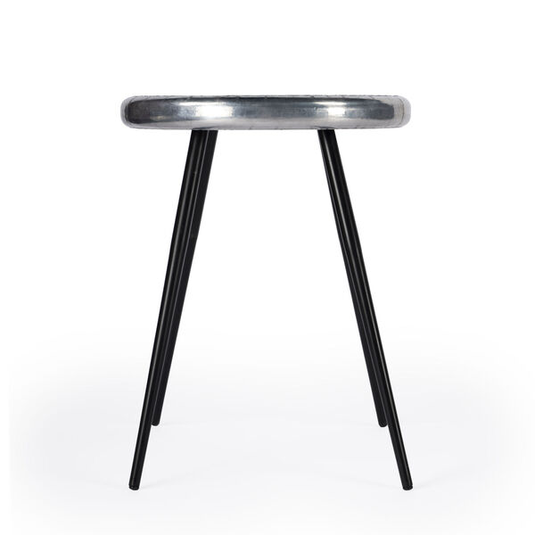 Yeager Silver Metal Aviator Side Table, image 3