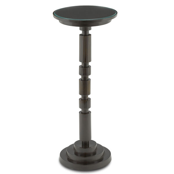 Para Bronze and Clear Drinks Table, image 1