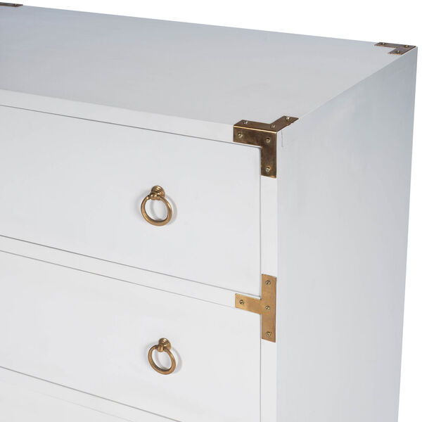 Forster Glossy White Campaign Chest, image 11