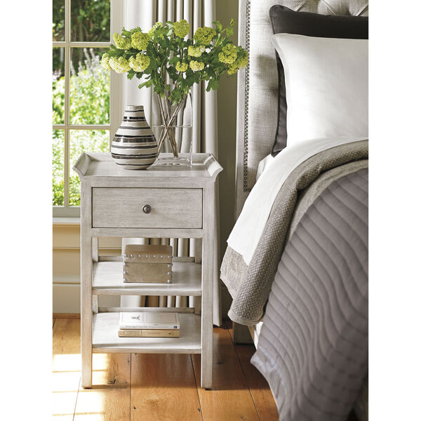 Oyster Bay White Pellham Night Table, image 2