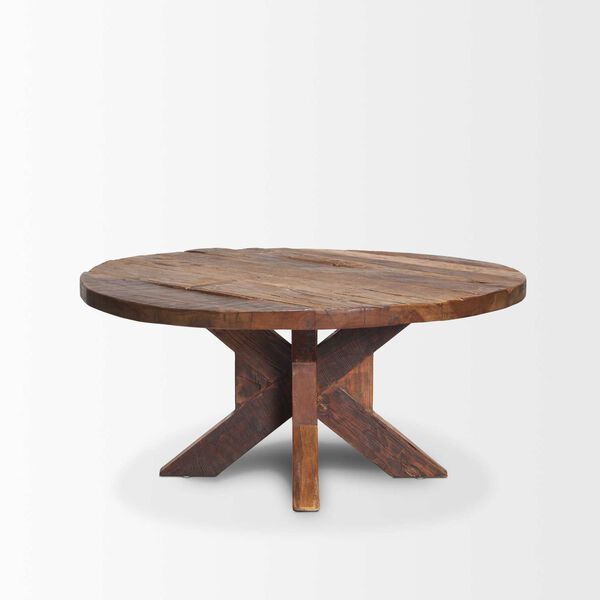 Heidi Reclaimed Brown Wooden Coffee Table, image 4
