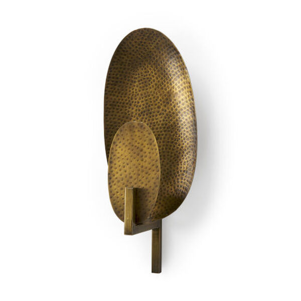 Clarence Gold One-Light Round Wall Sconce, image 1