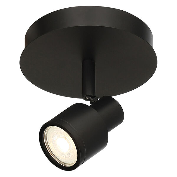 Lincoln Black Outdoor One-Light LED Adjustable Flush Mount, image 3