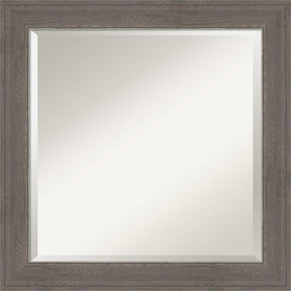 Alta Brown and Gray 25W X 25H-Inch Bathroom Vanity Wall Mirror, image 1
