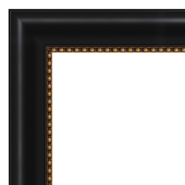 Manhattan Black 28W X 64H-Inch Full Length Floor Leaner Mirror, image 2