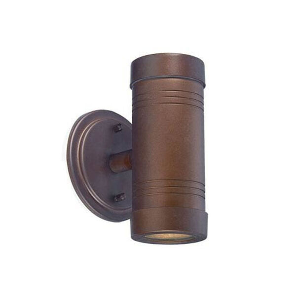 Architectural Bronze Two-Light Outdoor Wall Mount, image 1