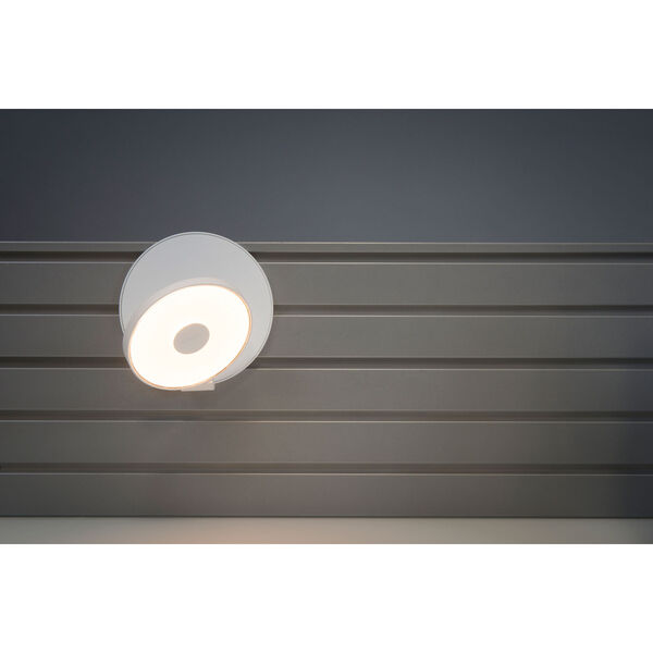 Gravy Matte White Plug-In LED Wall Sconce, image 6