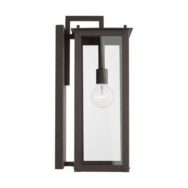Hunt Oiled Bronze Eight-Inch One-Light Outdoor Wall Lantern, image 6