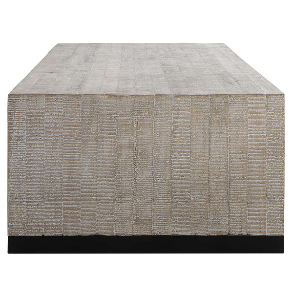 Bosk White Washed and Black Coffee Table, image 5